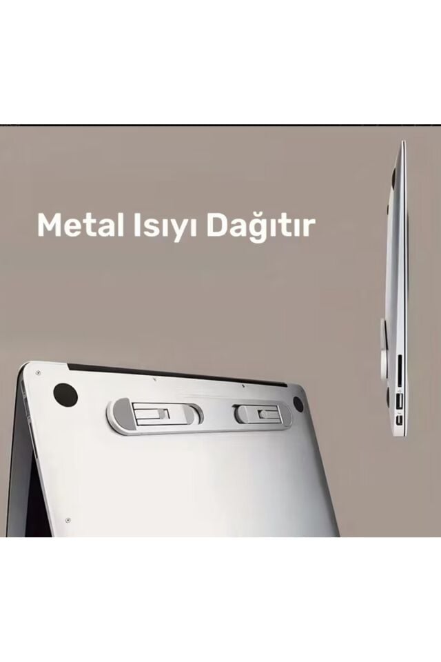 Katlanabilir Laptop Standı | Ergonomik Yükseltici Soğutucu Ayaklı Notebook Standı | Taşınabilir Laptop Yükseltici