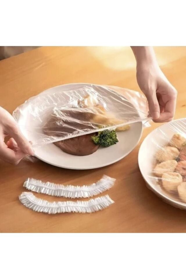 Lastikli Tencere ve Tabak Bonesi 100 Adet (20CM)