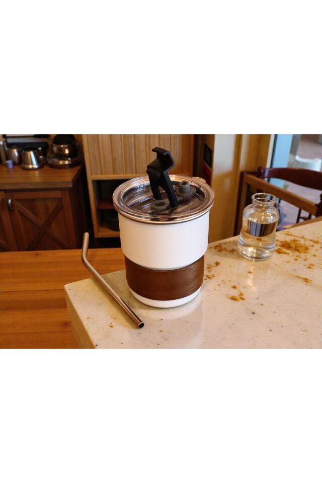 Matcha Bardağı – Sürdürülebilir Paslanmaz Çelik Termos Bardak (260 ml)