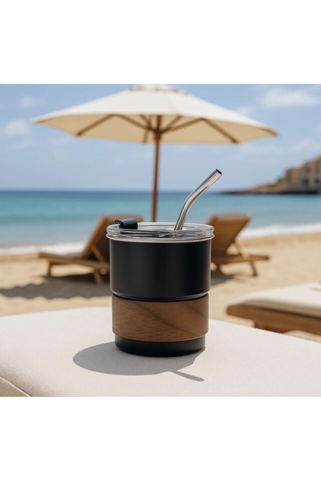 Matcha Bardağı – Sürdürülebilir Paslanmaz Çelik Termos Bardak (260 ml)