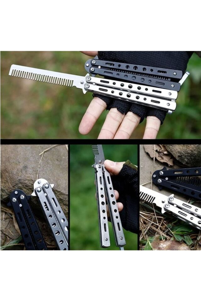 Çelik Katlanır Saç Şekillendirici Kelebek Tarak