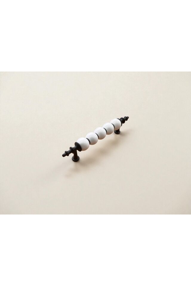 Boncuk Kulp Gold ve Siyah 96mm,128mm ve 160mm Dolap Çekmece Mobilya Kulbu