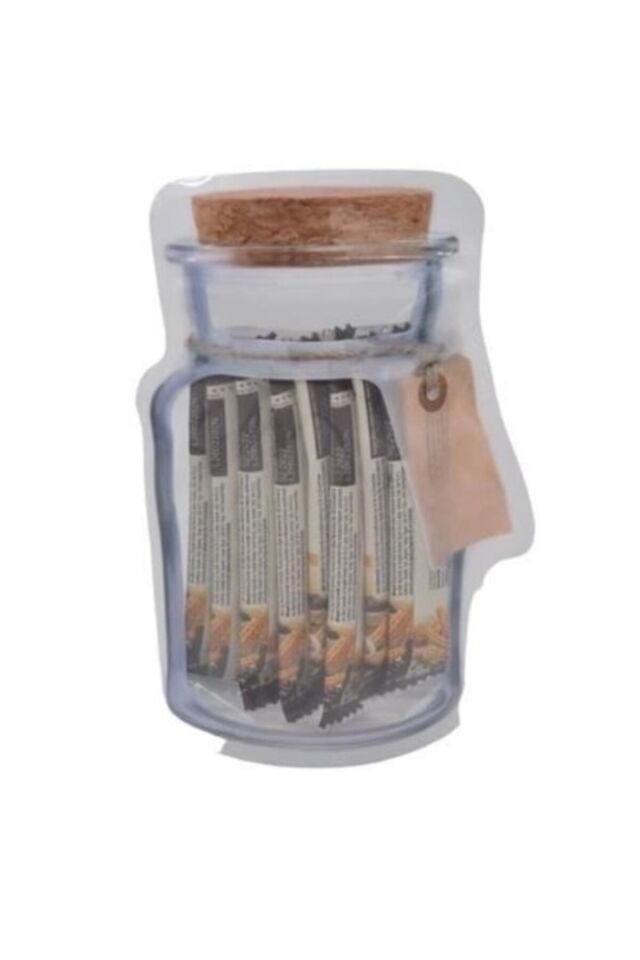 Kavanoz Görünümlü Kilitli Poşet Çıtçıtlı ve Pratik Torba 4 Adet