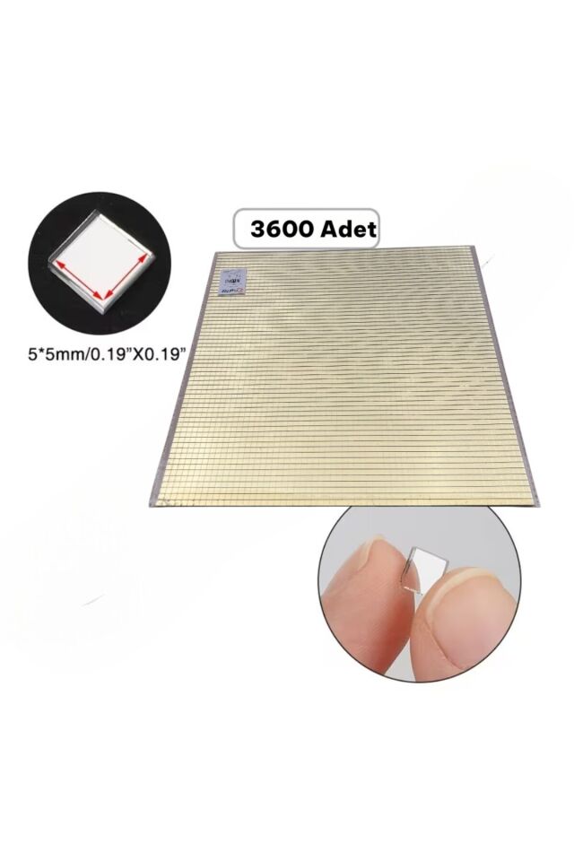 Kare Cam 5mmx5mm Gold Renk Mozaik Fayans Çıkartmaları El İşi Kendinden Yapışkanlı Aynalı