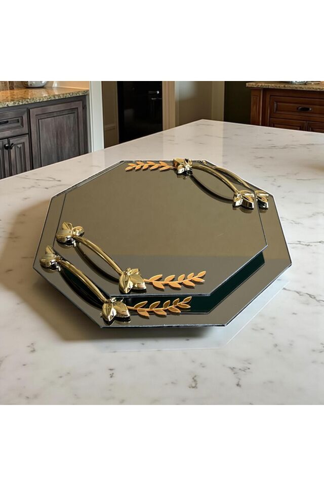 2li Söz Nişan Yüzük,Kahve Servis Altın-Gümüş + Mandallı Kahve Ölçü Kaşığı Hediye