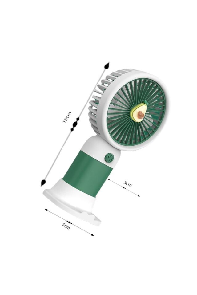 Taşınabilir Serinletici Şarjlı Mini Vantilatör Tek Kademeli Hız Ayarlı Mini
