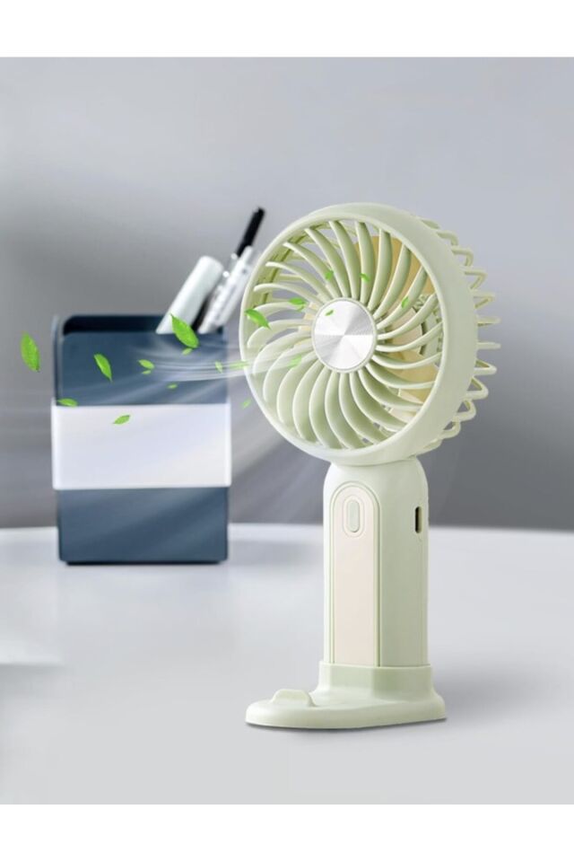 Taşınabilir Soğutma Fanı Vantilatör USB Şarj Edilebilir Uzun Pil Ömrü