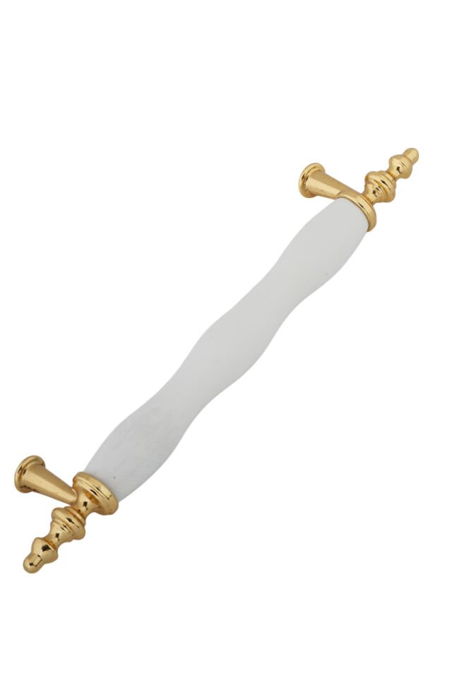 Polimer Alaşım Kulp Mobilya Mutfak Çekmece Kapak Kulbu Beyaz/sarı Renk