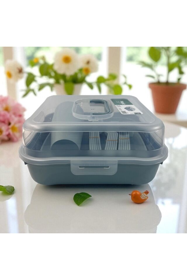 Çantalı Magic Piknik Seti 6 Kişilik 32 Parça (27X27X12,5CM)