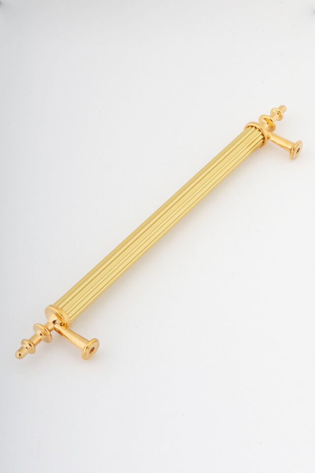 Zirve Model Altın Sarısı Kaplama Kulp (5 Adet) Mobilya Kulbu Alüminyum Metal