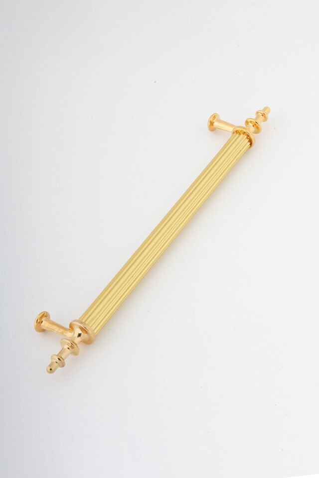 Zirve Model Altın Sarısı Kaplama Kulp (5 Adet) Mobilya Kulbu Alüminyum Metal