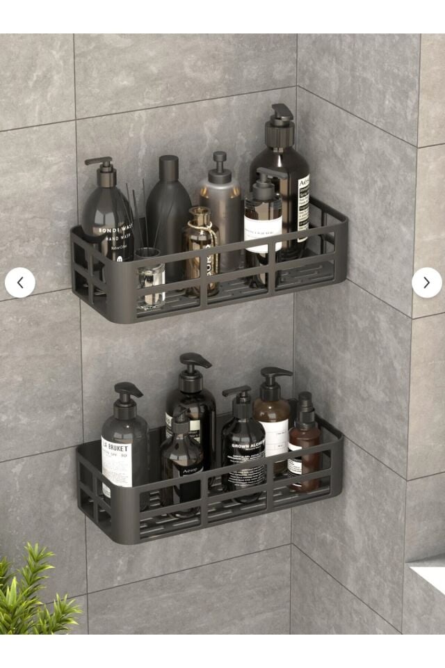 5'li Set 2’li Yapışkanlı Duvar Organizer+Duş Başlığı+Örgülü Hortum+Askı+Yedek Filtre Seçenek 7